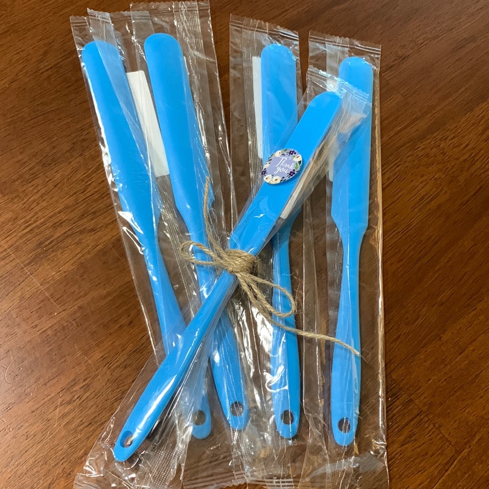 💕5/$15 Silicone Spatula Butter Icing, Set of 5 , NEW in sealing package